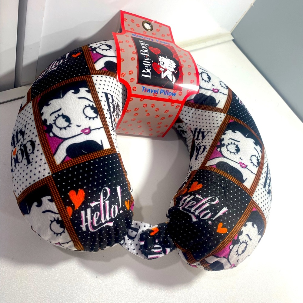 COPY - Rare eBetty Boop Travel Memory Foam Pillow